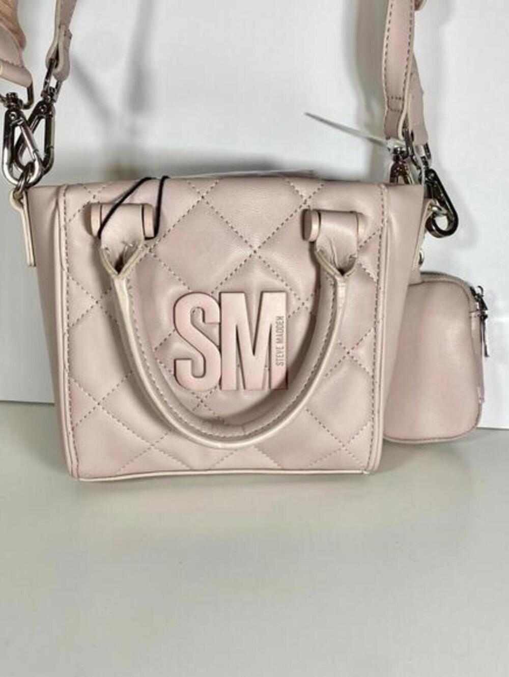 Steve madden quilt Baby pink viral crossbody bag purse